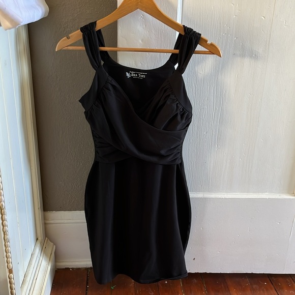 Victoria’s Secret Black Bodycon Mini Dress w/ Built-In Bra Size S New Years Eve - Picture 13 of 15